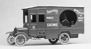 1921 Ford Model T Calliope Circus Truck  HO Scal,e Model Kit Jordan 300-233