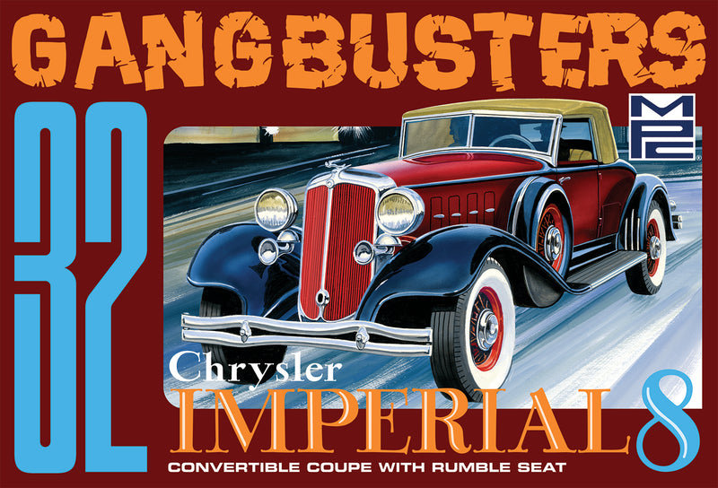 1932 Chrysler Imperial 'Gangbusters' 1/25 Plastic Model Car Kit MPC 926