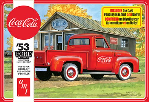 1953  Ford Pickup Truck 1/25 Scale Plastic Model Kit AMT 1144
