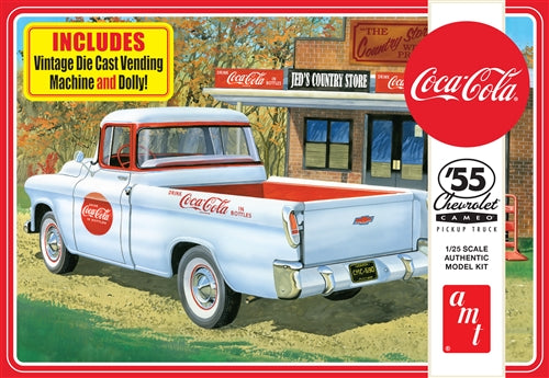 1955 Chevy Cameo Pickup Truck 1/25 Scale Plastic Model Truck Kit AMT1094