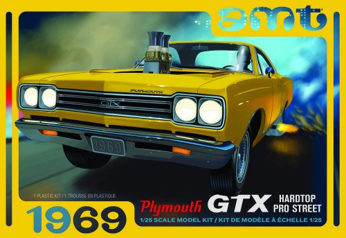 1969 Plymouth GTX 1/25 Plastic Model Car Kit AMT 1180
