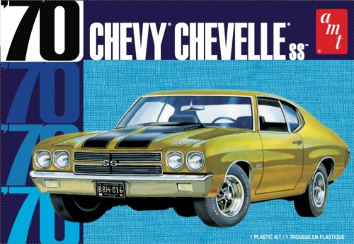 1970 Chevrolet Chevelle SS 396 1/25 Scale Plastic Model Kit AMT1143