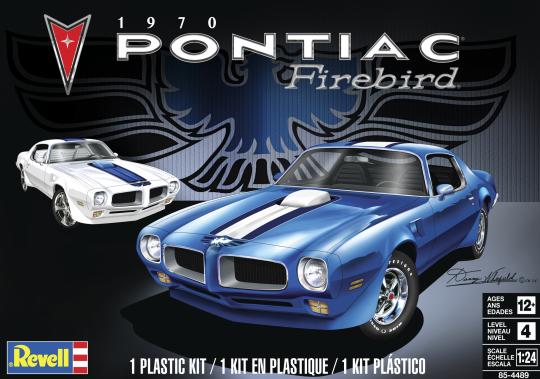 1970 Pontiac Firebird 1/24 Scale  Plastic Model Car Kit Revell 85-4489