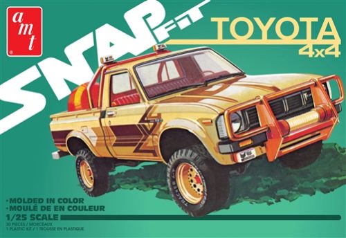 1980 Toyota Hilux 4 x4 Pickup  1/25 Scale Plastic Model Kit AMT1114