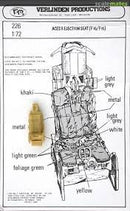 ACES ll  Ejection Seat Resinl Detail Set 1/72 Scale Verlinden 226