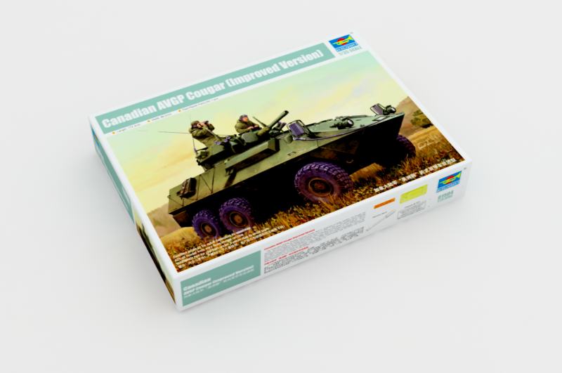 AVCP Cougar Armoured Vehicle 1/35 Scale Plastic Model Kit Trumpeter 01504