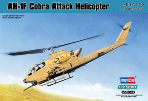 Bell AH-iF Cobra Helicopter 1/72 Scale Plastic Model Kit Hobby Boss 87224