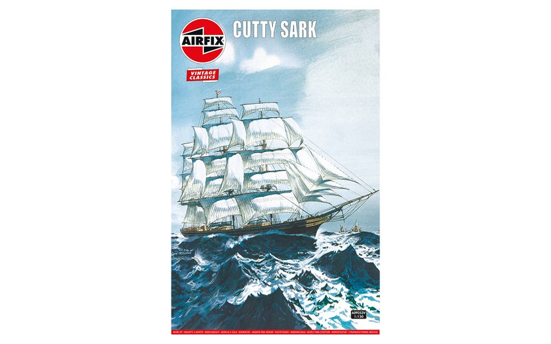 Cutty Sark Clipper Ship 1/130 Scale Plasttic Midel Kit Airfix AO9253