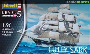Cutty Sark Clipper Ship 1/96 Scale Plasttic Midel Kit Revell 5422
