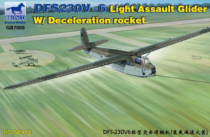 DFS230V-6 Light assault Glider 1/72 Scale Plastic Model Kit Bronco Models GB7009