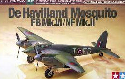 DeHavilland Mosquito NF Mk. ll/ FB Mk Vl 1/72 Scale Plastic Model Kit Tamiya 60747