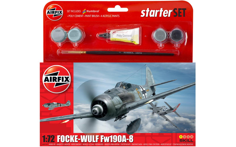 Focke Wulf FW190A-8 1/72 Scale Plastic Model Airfix A055110