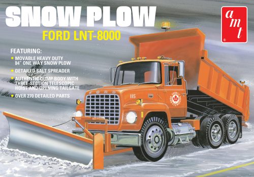 Ford LNT-8000 Snowplow 1/25 Plastic Model Car Kit AMT 1178