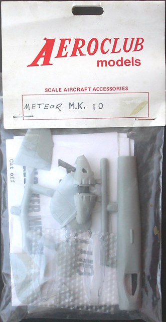 Gloster Meteor Mk 10 Conversion Set 1/72 Scale Aeroclub