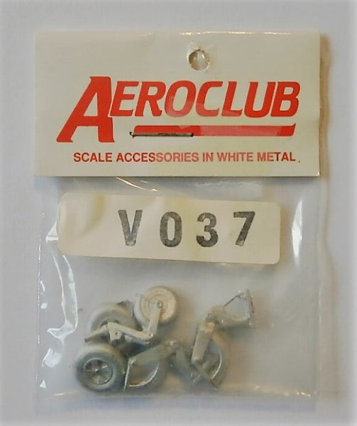 Gloster meteor Cast Metal Undercarriage Detail Set 1/72 Scale Aeroclub V037