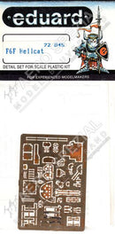 Grumman F5F Hellcat Photo Etch Detail Set 1/72 Scale  Eduard 72045