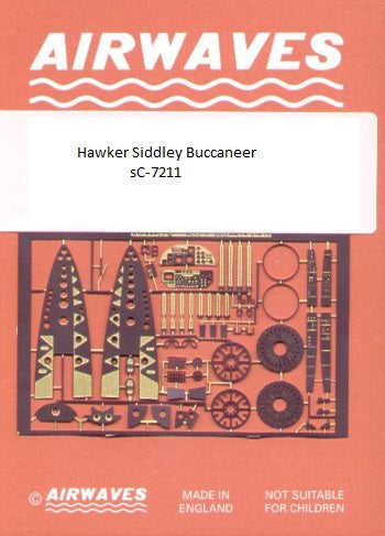 Hawker Siddley Beccaneer Photo- etch Detail Set 1/72 Scale  Airwaves AC-7211