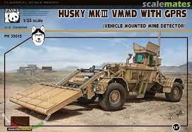 Husky Mk lll VMMD w GPRS Military Vehicle 1/35 Scale Plastic Model Kit Panda 3501535002