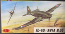 Ilyushin IL-10 Avia B33 Aircraft  1/72 Scale Plastic Model Kit KP 03