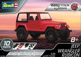 Jeep Wrangler Rubicon  1/25 Plastic Model Kit Revell 85-1239