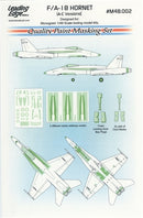 Leading Edge CF-18 Masking Set 1/78 Scale Set M48002