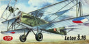 Letov S.16 Reconnaissance Biplane  1/72 Scale Plastic Model Kit KP 16