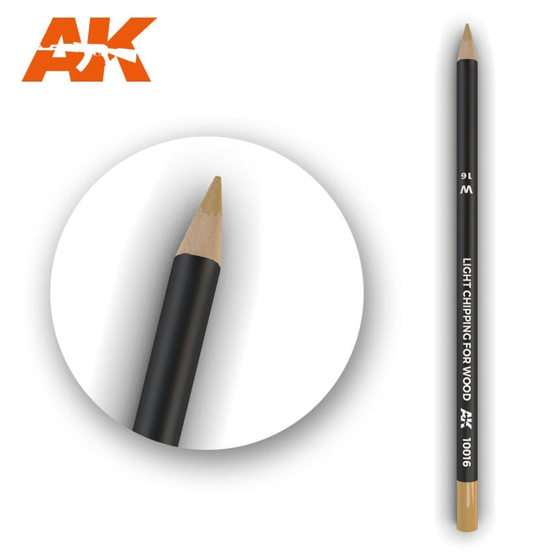 Light Chipping for Wood Weathering Pencil AK Interactive AK10016