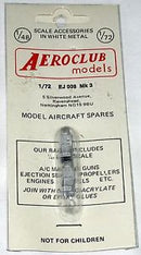 Martin Baker Mk 3 Ejection Seats Cast Metal Detail Set 1/72 Scale Aeroclub EJ008