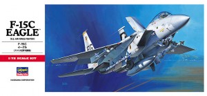 McDonnell Douglas F-15C Eagle 1/72 Scale Plastic Model Aircraft Hasegawa 00336