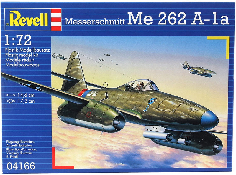 Messerschmitt ME 262A-1a 1/72 Scale Plastic Model Kit Revell 04166