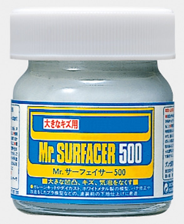 Mr. Hobby Mr. Surfacer 500 Surface Primer  40 ml Bottle GSI Creos SF285