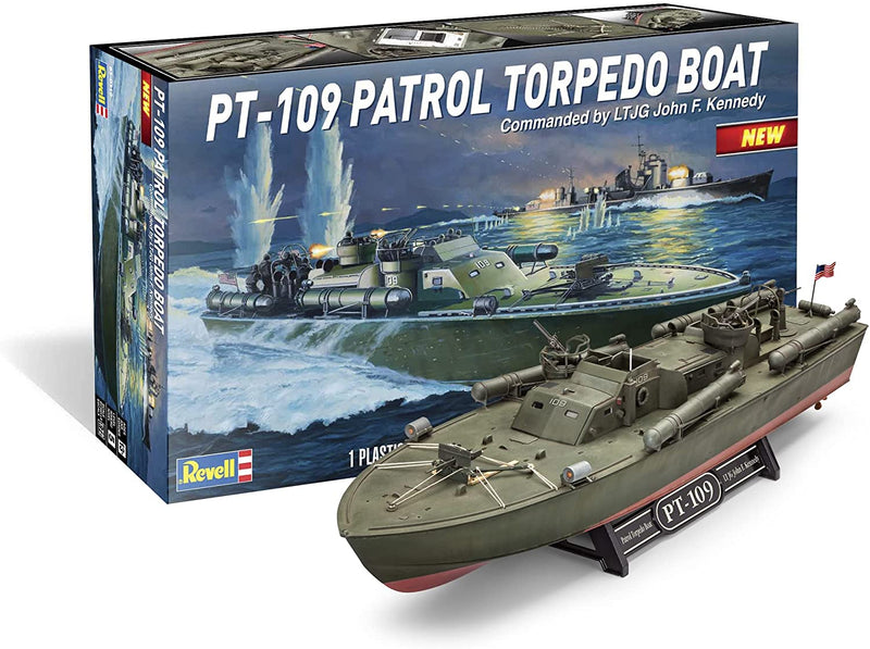PT-109 Patrol Torpedo Boat 1/72 Scale Plastic Model Kit Revell 85-0319