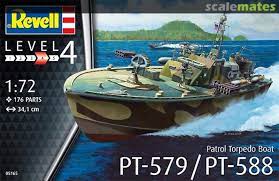 PT-579/PT588 Patrol Torpedo Boat 1/72 Scale Plastic Model Kit Revell 05185