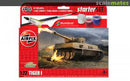 Pzkpw Vl Tiger 1Armoured Vehicle  1/72 Scale Plastic Model Kit Airfix  A55004