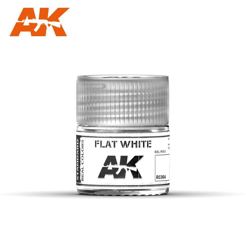 RC004 Flat Whte  RAL 9003 Avrylic Paint AK Interactive