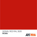 RC005 Signal Red RAL 3020 Acryliv Paint AK Interactive
