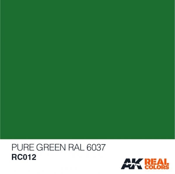 RC012 Pure Green RAL6037 Acrylic Paint AK Interactive