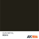 RC015 Gunmetal Metallic Acrylic Paint AK Interactive