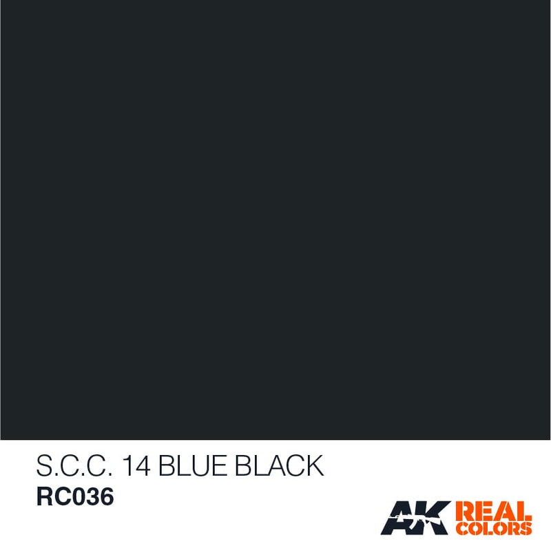 RC036 SCC 14 Blue Black Acrylic Paint AK Interactive