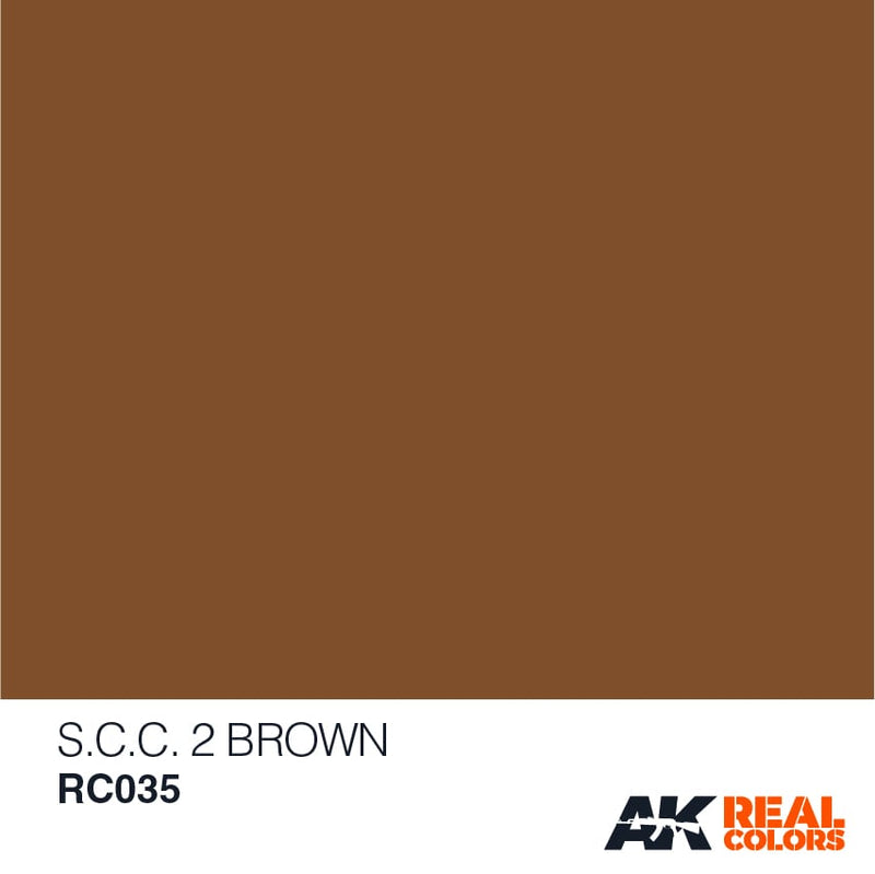 RC035 SCC 2 Brown Acrylic Paint AK Interactive