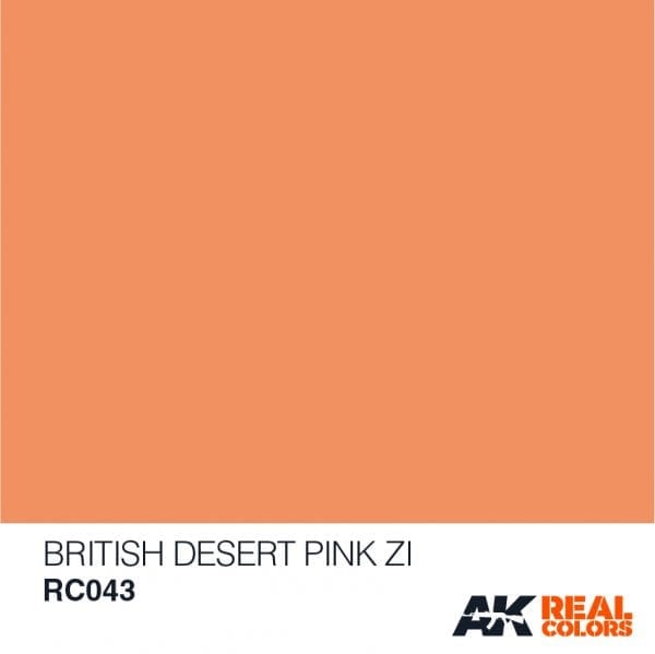 RC043 British Desert Pink Z1  Acrylic Paint AK Interactive