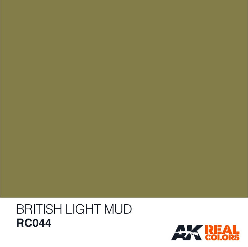 RC044 British Light Mud Acrylic Paint AK Interactive