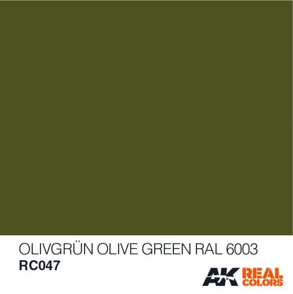 RC047 RAL 6003 Olivgrun (Olive green) Acrylic Paint AK Interactive