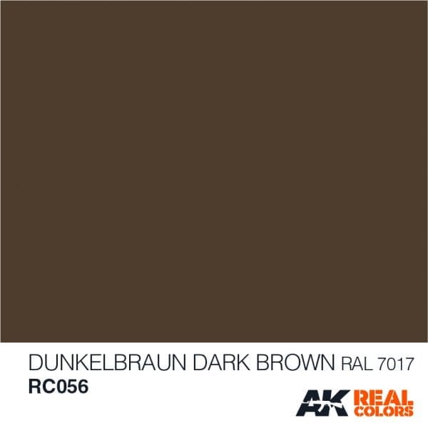 RC056 RAL7017  Dunkelbraun (Dark Brown) Acrylic Paint AK Interactive