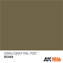 RC058 RAL7027  Grau (Grey) Acrylic Paint AK Interactive