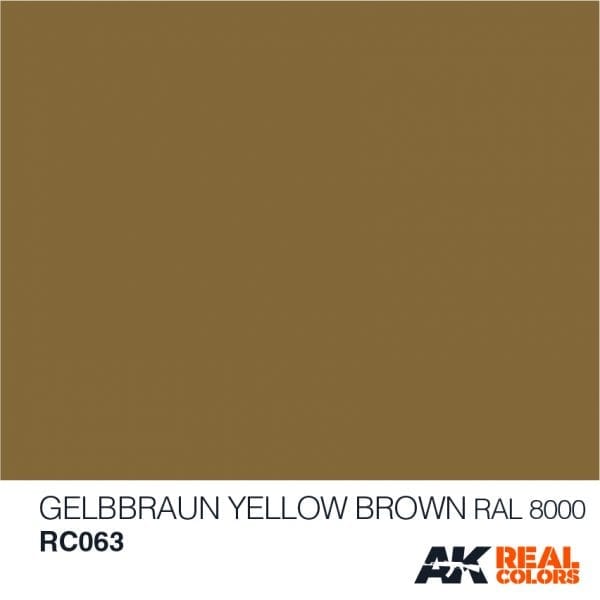 RC063 RAL 8000 Gelbbraun (Yellow Brown) Acrylic Paint AK Interactive