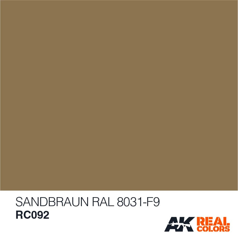 RC092 RAL 8031-F9 TSandbraun (Sand Brrown) Acrylic Paint AK Interactive