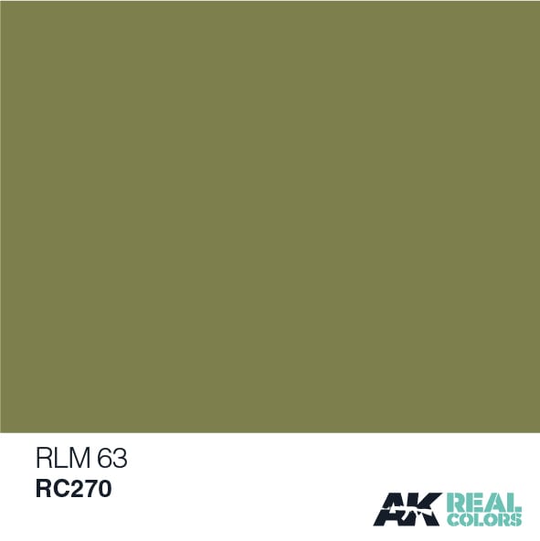 RC270 RLM63 Grungrau (Green Grey) Acrylic Paint AK Interactive