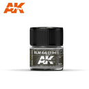 RC273 RLM66 Schwarzgrau 1941 (Balck Grey) Acrylic Paint AK Interactive