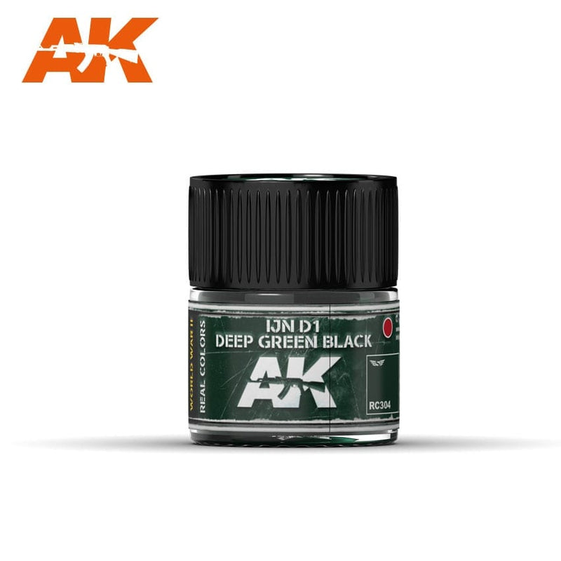 RC304  IJN D1 Deep Green Black Acrylic Paint AK Interactive